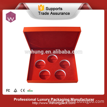 customized red coin box made of plastic for sale